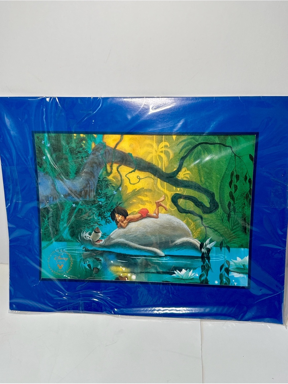 Disney Jungle Book 30th Anniversary Lithograph Limited Edition Mowgli Baloo Art